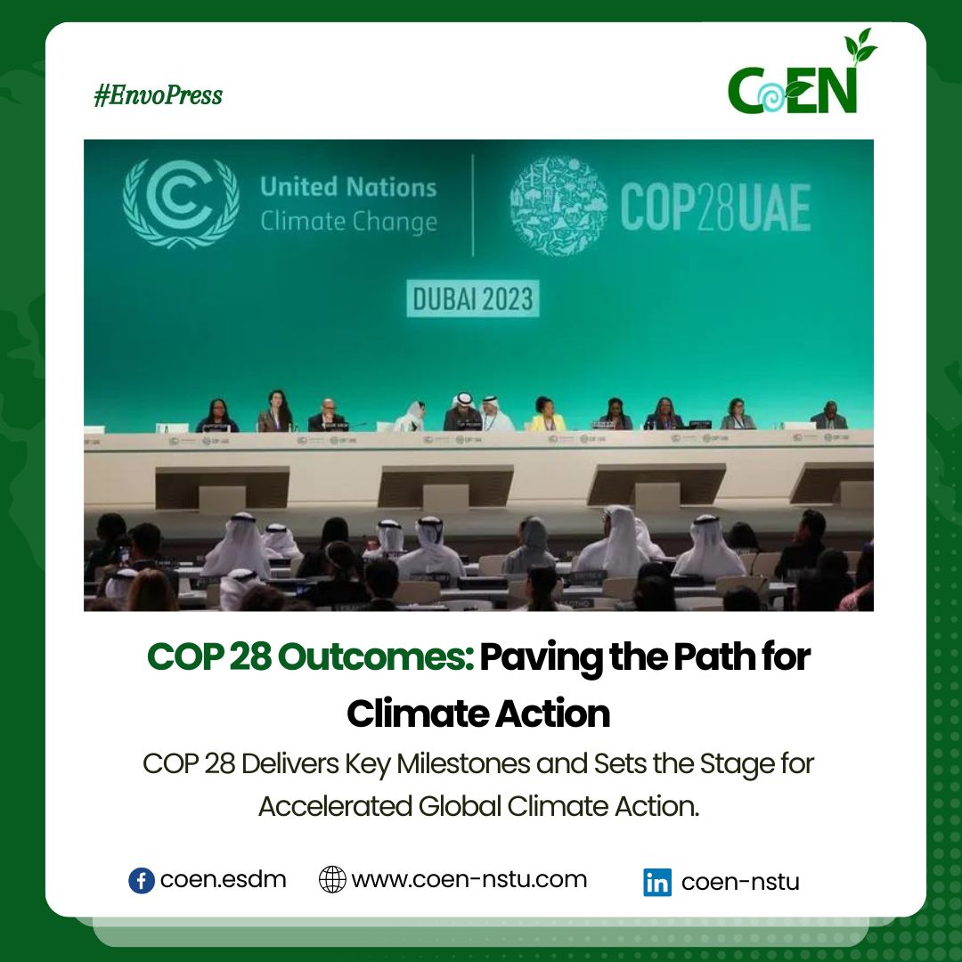 COP 28 Outcomes: Paving the Path for Climate Action